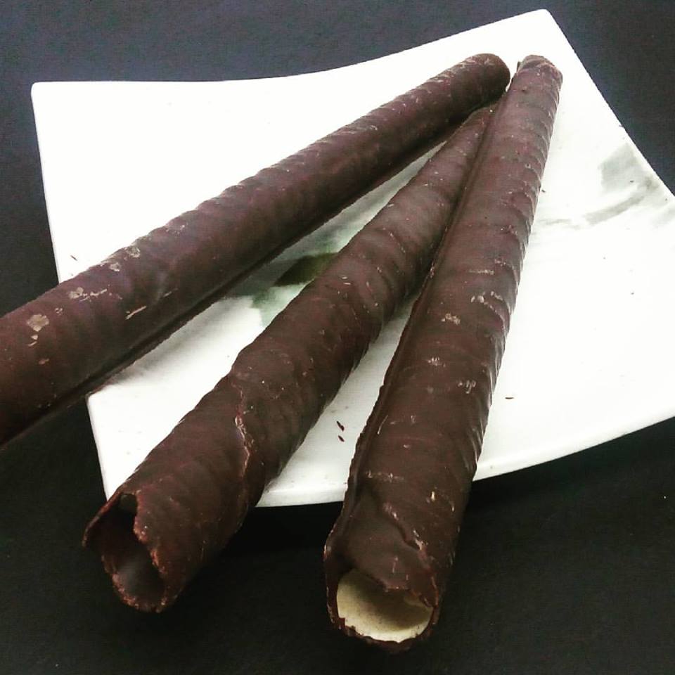 Neules Artesanes amb Xocolata d'En Cinto
